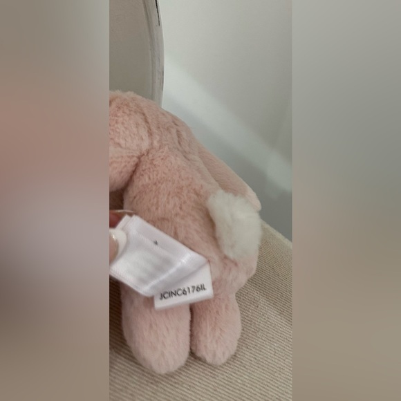 Retired Jellycat Blossom Blush Bunny Bag Charm NWOT Keychain Soft Plush Rare - Picture 8 of 8